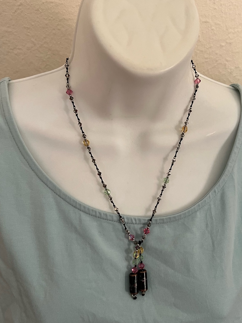 Brenda Perruzza flip lariat necklace